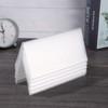 Risedot 12 Pack Acrylic Name Plates for Desks, Horizontal Slant