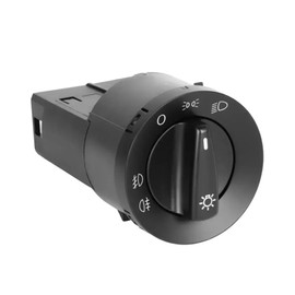 Bohaner Full Control Headlight 1C0941531A 6Q0941531C Auto Full Control Headlight Headlamp Fog Lights Headlight Switch Control Car Headlight Switch For VW T5 Transporter 2003-2009