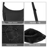 Kememo Crescent Bag for Women, Nylon Crossbody Hobos Bag Dumpling