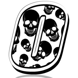 Biomar Labs® Start Number Number Car Moto Vinyl Sticker Skull Skull Motorcycle Motocross Motorsport Racing Number Tuning 0, N 330