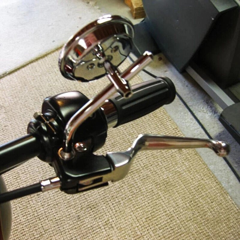 Unbranded Round Rearview Mirrors for Harley-Davidso