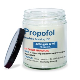 MEDROC Respiratory Therapist Candle Propofol for Respiratory Therapist Thank You Coworker Gift, Birthday Christmas Gift for RT Best Friend Women Men, Respiratory Care Week Home Decoration Gift