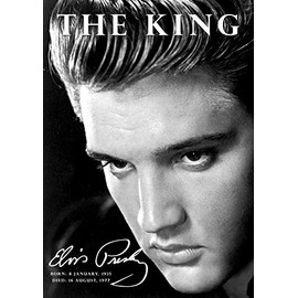 Elvis Presley Poster - Tribute - Signed (Copy) A3# 103 - Elvis Presley - The King - Born 8 January 1935 - Died 16 August 1977 - A3 Poster - Print - Picture
