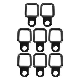 8 PCS D Ring Anchors, 2.8x4.8x0.4cm/1.10x1.89x0.16in,D Ring Fastener Anchors for Wrangler JK YJ TJ JKU