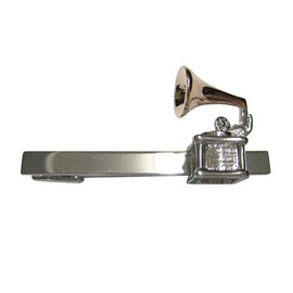 Kiola Designs Two Toned Retro Musical Gramophone Tie Clip