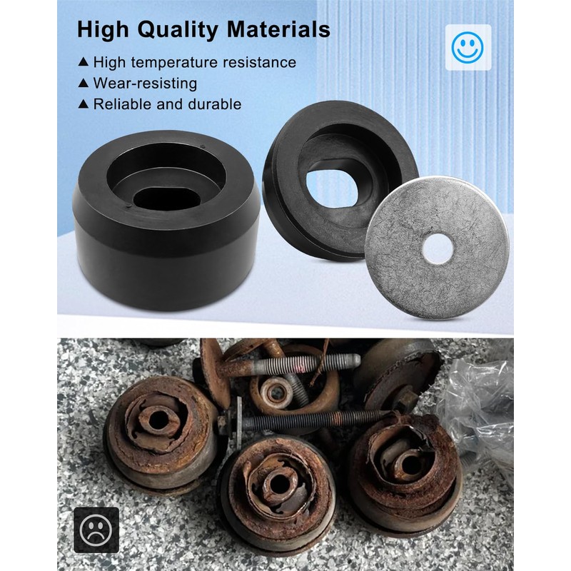 QAGGUM Body Mount Bushing Kit Fit for Chevy GMC Silverado