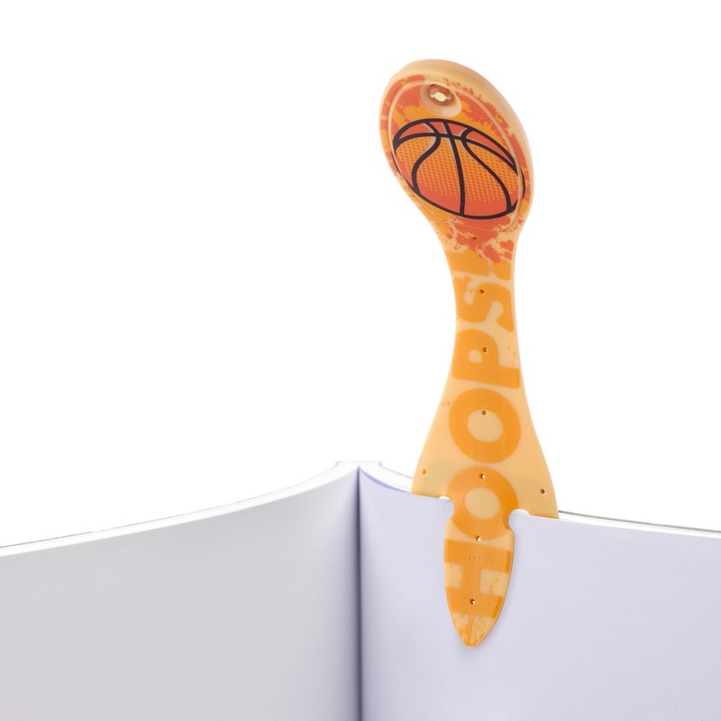 Gifts for Readers & Writers Bookmark Reading Light Basketball -2in1