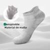 Calcetines Hombre y Mujer, 6 Pares Calcetines Deportivos Tobilleros de