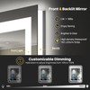 24"x32" LED Bathroom Mirror with Lights, Backlit & Front Lit,