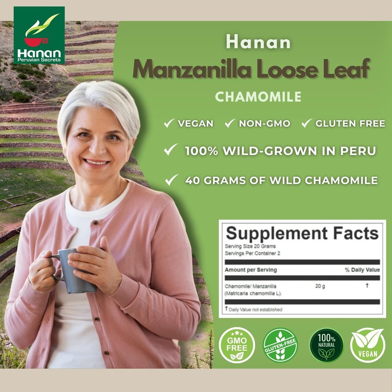 Hanan Te de Manzanilla 40g - Chamomile Loose Leaf Tea