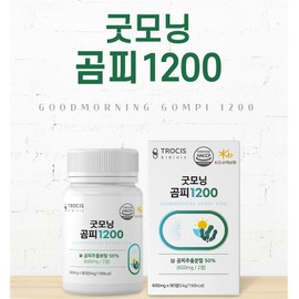 Trosis Good Morning Bear Skin 1200 Bear Skin Extract Alginic Acid Diechol Effectiveness 90 Tablets / 굿모닝 곰피 1200 곰피추출물 알긴산 디에콜 효능 90정