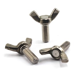 M6x20 Wing Bolt 304 Stainless Steel Butterfly Screw Bolt (Pack of 20)