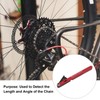 Bicycle Chain Wear Indicator Aluminum Chain Checker Multifunctional Bike Chain