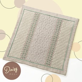 Olympus SK-434 Sashiko Kit, Sashiko Flower Dish Towel Kit, "La bouquetiere" Daisy