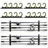 Fishing Rod Rack for Garage/Vehicle, Horizontal or Ceiling Wall Mounted