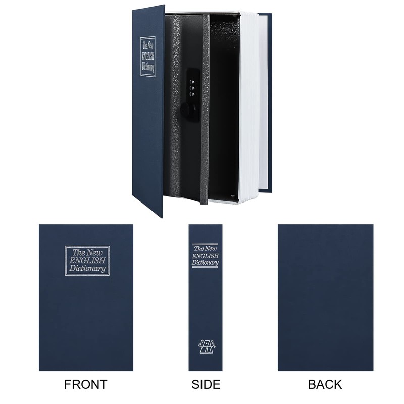 KYODOLED Diversion Book Safe with Combination Lock, Safe Secret Hidden