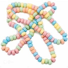 Candy Necklace/Sweet Necklace Pack of 10 - Packed in a Resealable Bag - Ideal Treat or Gift for Parties, Weddings or Christmas
