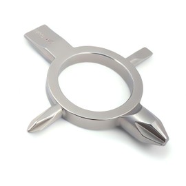 Screwdriver Keychain with Phillips and Flat Head - Tiny EDC Pocket Tool (#1, #2)