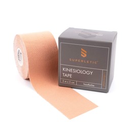 SUPERLETIC Kinesiology Tape Essential [5 m x 5 cm] Physio Tape – Waterproof/Elastic – Sports Tape