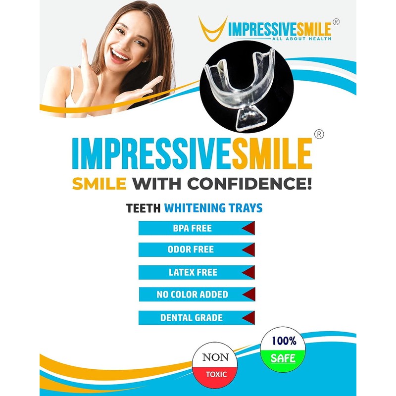 20/Pack Thermo-Molding Boil and Bite Teeth Whitening Mouth Trays Wholesale