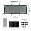 Under Desk Cable Cord Management Net Kit, Privacy Mesh Large