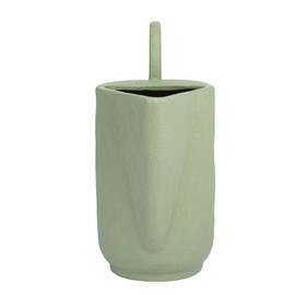 Bloomingville Modern Decorative Stoneware Handle, Sand Finish, Mint Green Pitcher