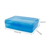 Ykimok Large Capacity Clear Pencil Box, Pencil Case, Plastic Pencil