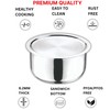 Vinod Stainless Steel 304 Grade Pot/Deep Pot/Saucepan with Lid -