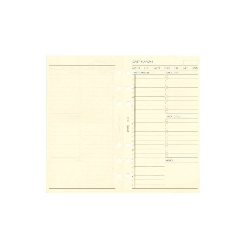 baiburusaizurifiru 302 Daily Plan 24H baindekkusu 302