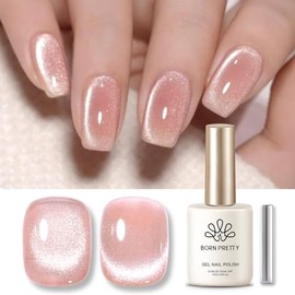 Born Pretty Cat Magnetic Eye Gel Jelly Rose UV Nagellack Kristall Transparente Auroras Gel Nagellack Manik√ºre und Nagelkunst DIY zu Hause