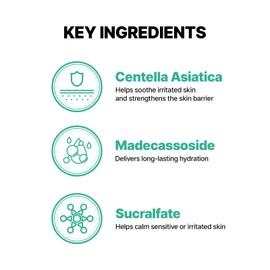 Cell Fusion C Cica Calming Down Cream, Redness Relieving Moisturizer for Sensitive Skin, Green Color Correcting, Centella Asiatica, 50ml / 1.69 fl.oz