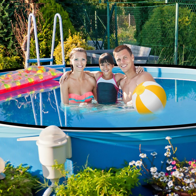 Niuyhe Coping Strips for Overlap Above Ground Pool Liners, Swimming