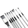 8Pcs Paint Brush Paintbrush Pen Soft Nylon Wool with Storage