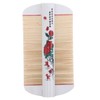 Outanaya Double Sided Bamboo Comb for Fine Tooth Scalp Brush