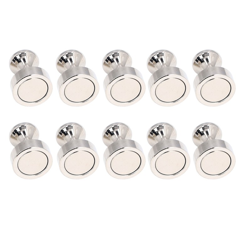 10PCS Magnetic Push Pins Multifunctional Strong Magnet Metal Thumbtacks for