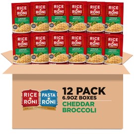 Rice-A-Roni Cheddar Broccoli, 6.5 oz Boxes (12 Pack)