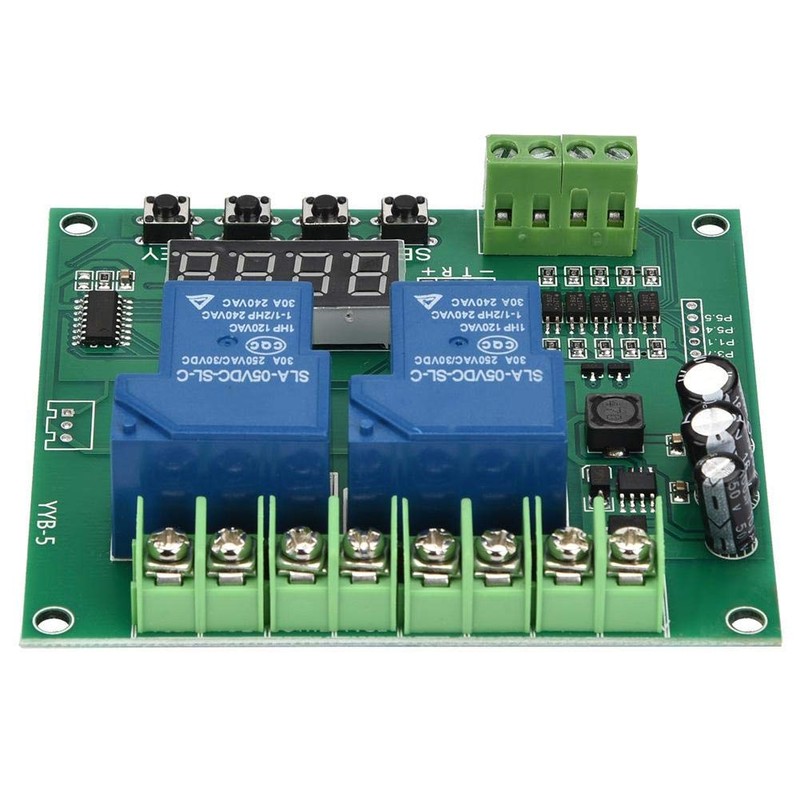 YYB-5 12v 24v Motor Forward/Reverse Control Board Two Relay Delay
