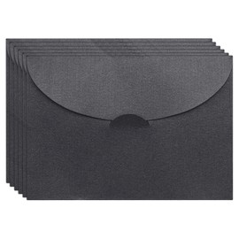 10Pcs A4 Paper Wallet Envelopes File Folders Contract Document File Folders Strong 250gsm Manila Envelopes Large Capacity Self Seal Backed Envelopes Manila Envelopes for Personal Business Office