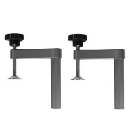 2 Pack 19mm Adjustable Bench Dog Clamps, Stainless Steel Hold Down Clamps for Woodworking Workbench and MFT Tables