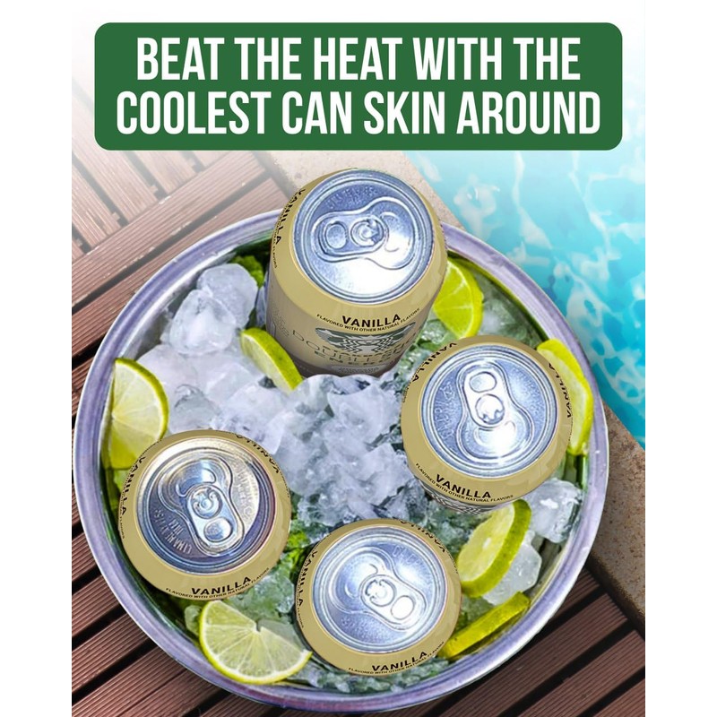 BeerSkin Skywin Silicone Can Sleeve, Drinks Can Cover can Hides