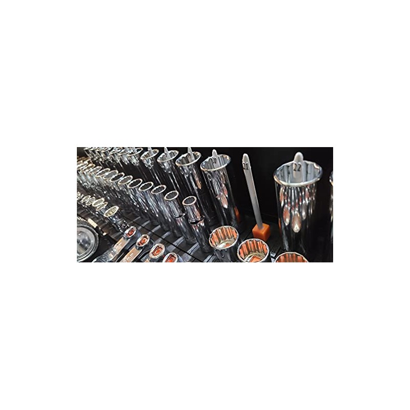 ToolBox Widget - Socket Organizers 1/4" | Includes 12 Modular