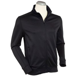 Bobby Jones Golf Apparel - Performance RTJ Interlock Full-Zip Jacket for Men (as1, alpha, x_l, regular, regular, Black)