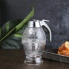 XIZHI Honey Dispenser,Syrup Dispenser, Acrylic Syrup Dispenser, Beautiful Honeycomb Honey