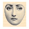 P132 Women's face rubber stamp