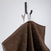 Möve Bath Towel Quadretti Walk-Towelling Brown Size 67 x 140