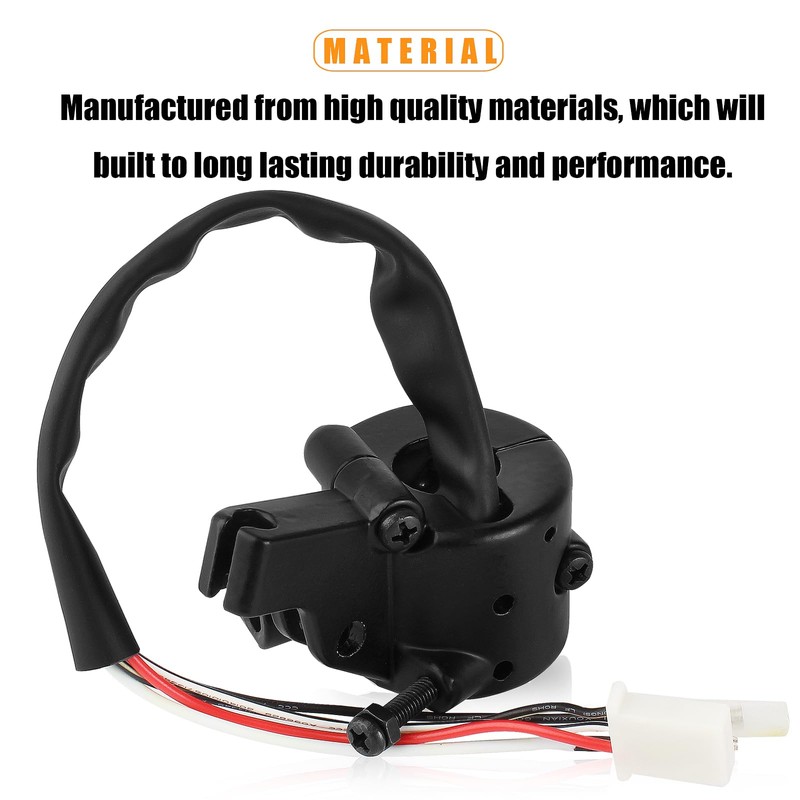 QAZAKY Throttle Housing Switch Start Compatible with Yamaha PY50 PW50