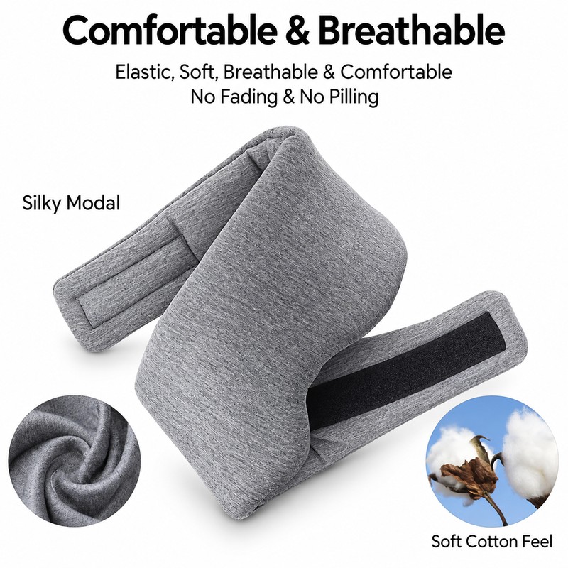 Cotton Sleep Mask for Comfortable Rest – Soft Breathable Eye