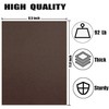 Baisunt 20 Sheets Brown Cardstock Thick Blank Craft Paper for