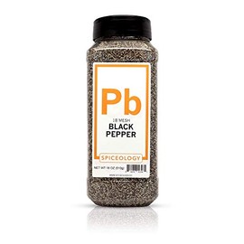 18 Mesh Black Pepper Ground - Spiceology Semi-Coarse Black Pepper - 18 ounces