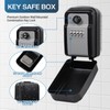 Key Lock Box for Outside, Keybox,Wall Mounted Key Safe Box,